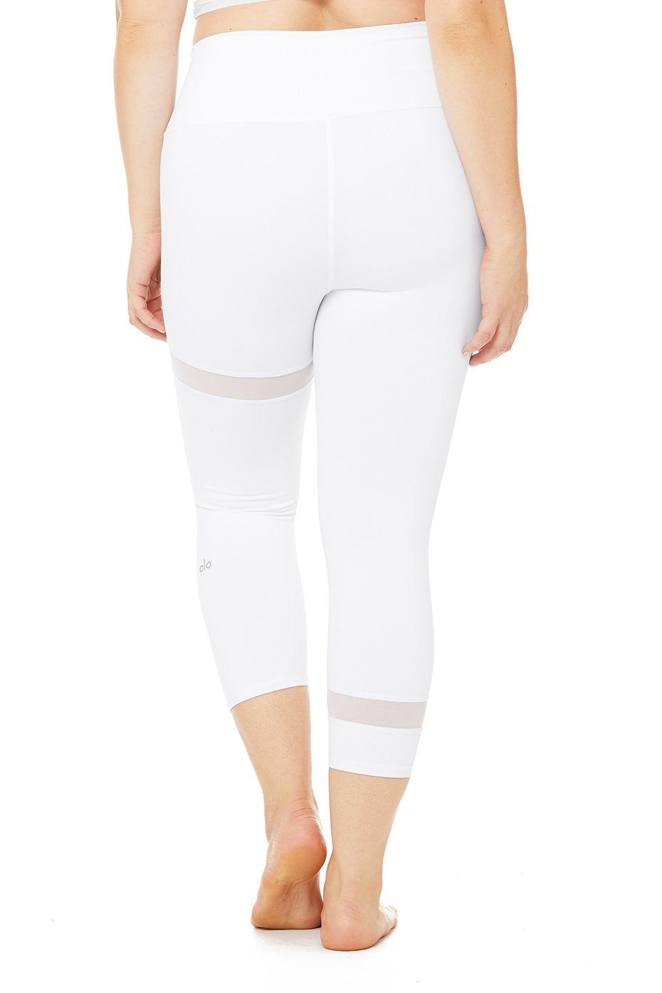 High-Waist Spatial Capri - White sold by Alo Yoga product image thumbnail 6