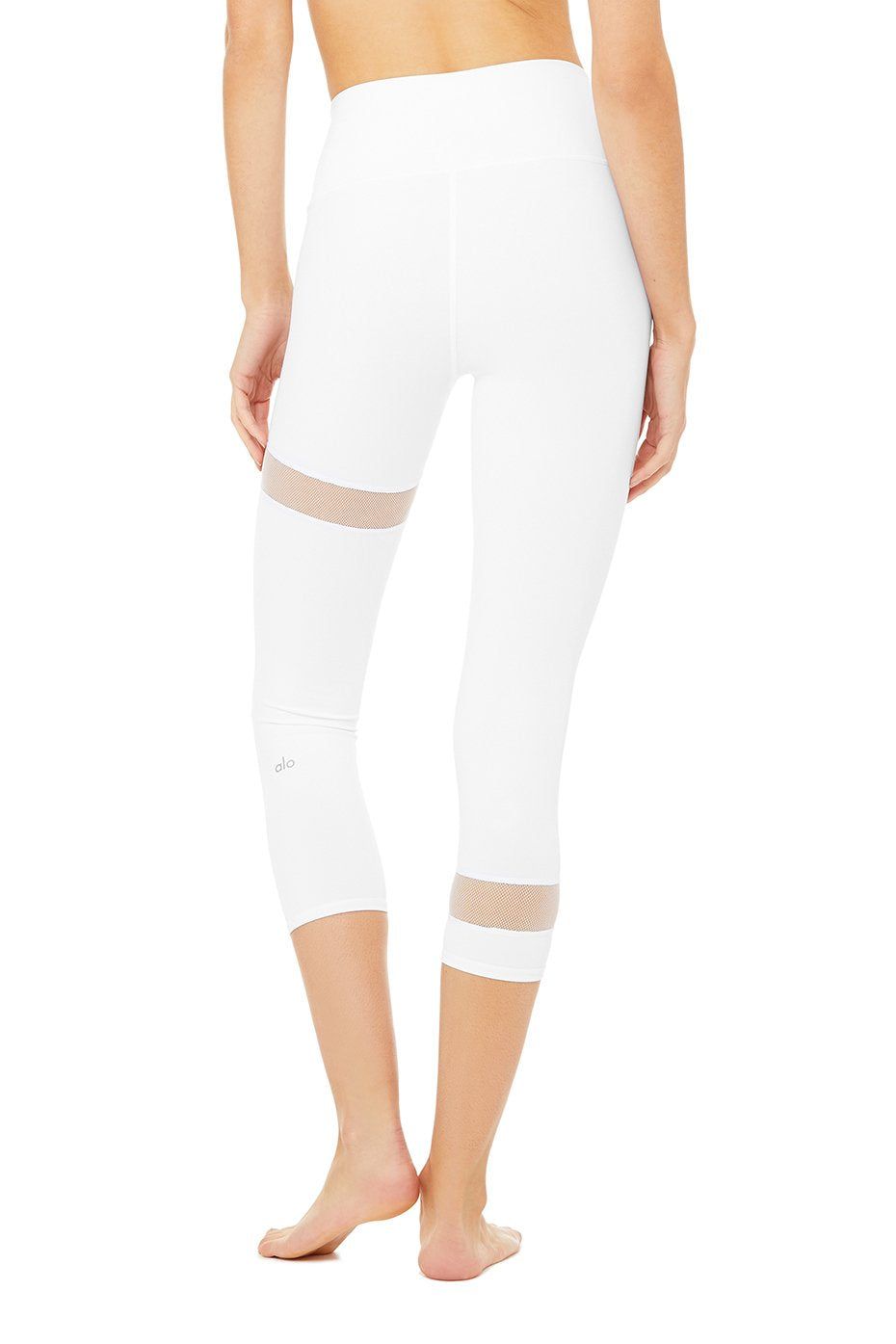 High-Waist Spatial Capri - White sold by Alo Yoga product image thumbnail 3