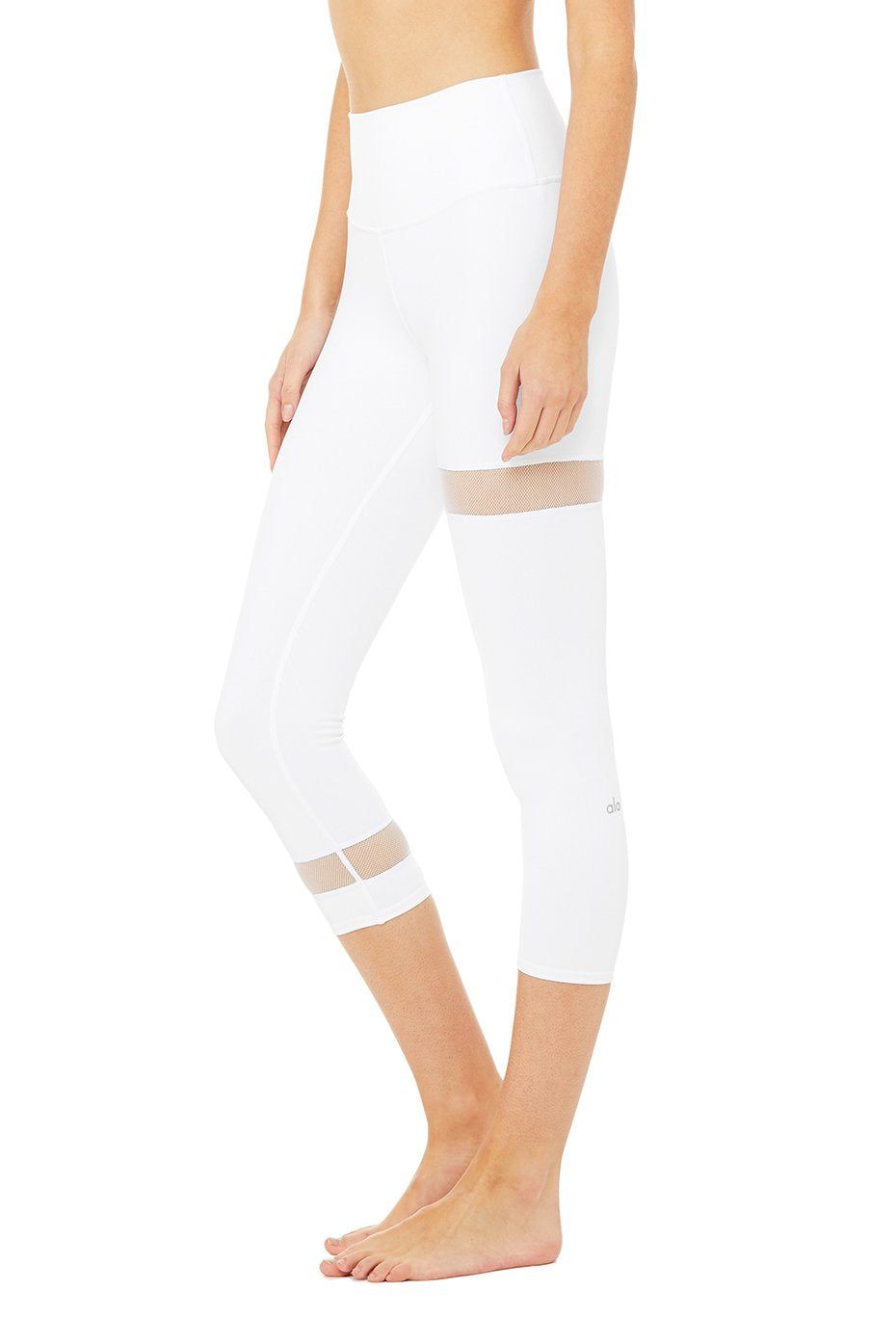 High-Waist Spatial Capri - White sold by Alo Yoga product image thumbnail 2