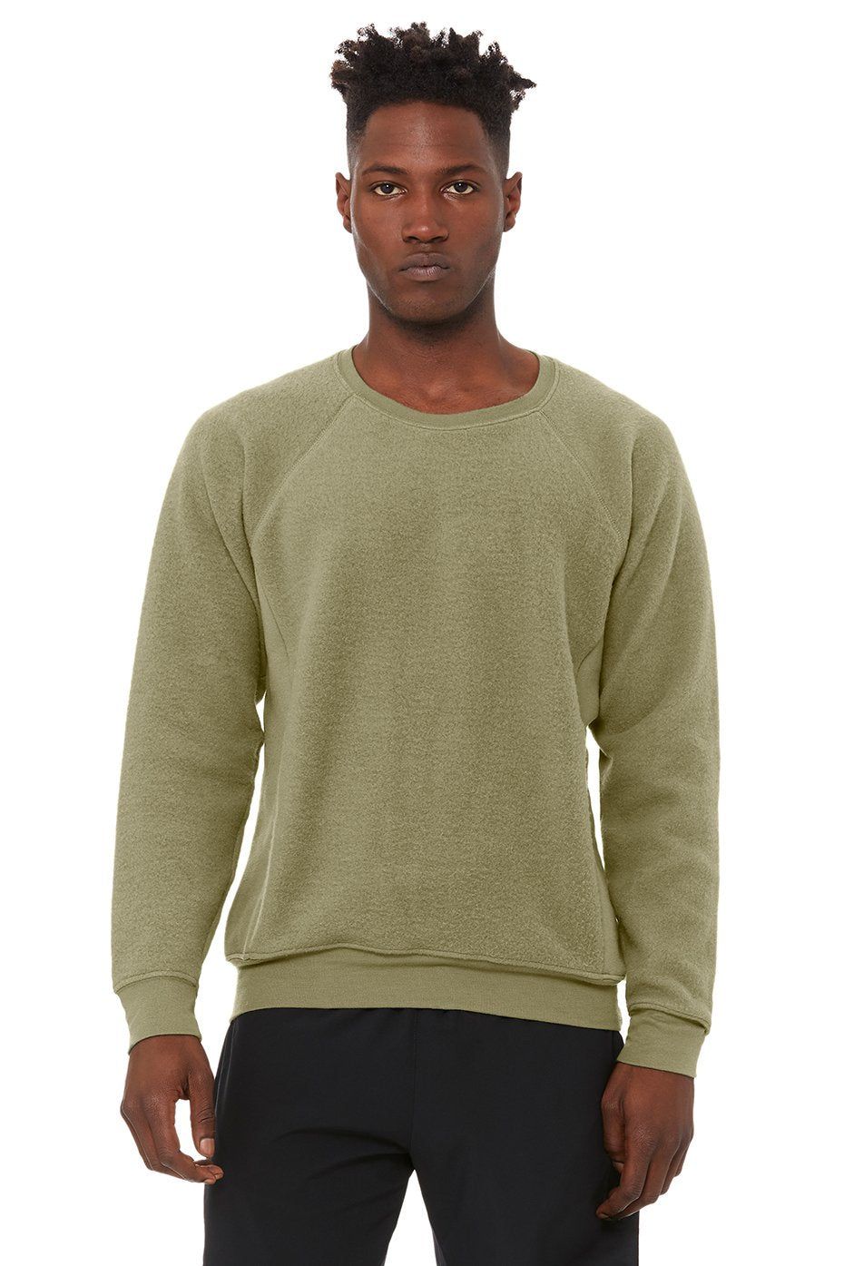 Triumph Crew Neck Sweatshirt - Olive sold by Alo Yoga