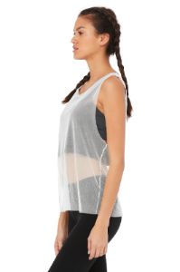 Layer-Up Tank - Pristine/Black sold by Alo Yoga