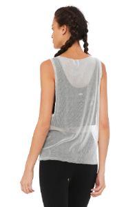 Layer-Up Tank - Pristine/Black sold by Alo Yoga