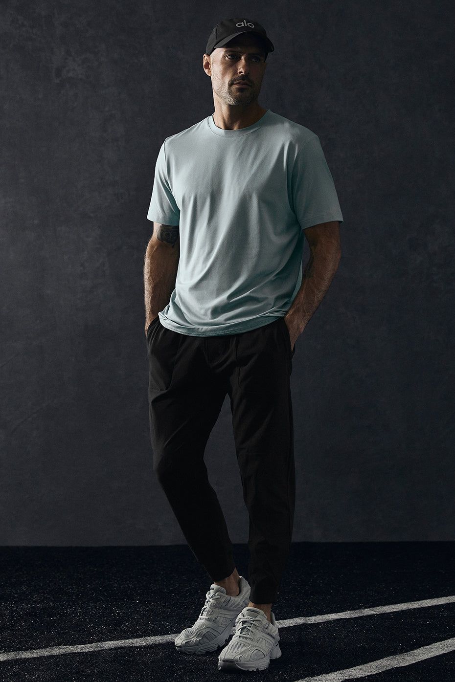 Conquer Reform Crewneck Short Sleeve - Cosmic Grey sold by Alo Yoga product image thumbnail 5