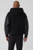 Select Hooded Bomber Jacket - Black sold by Alo Yoga