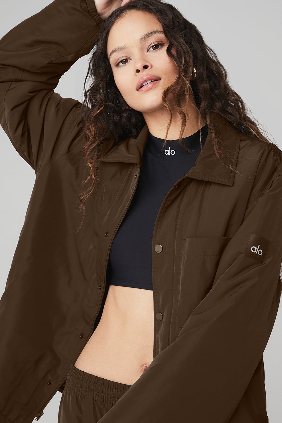 Legend Jacket - Espresso sold by Alo Yoga product image thumbnail 4