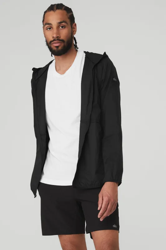 Repeat Running Jacket - Black sold by Alo Yoga