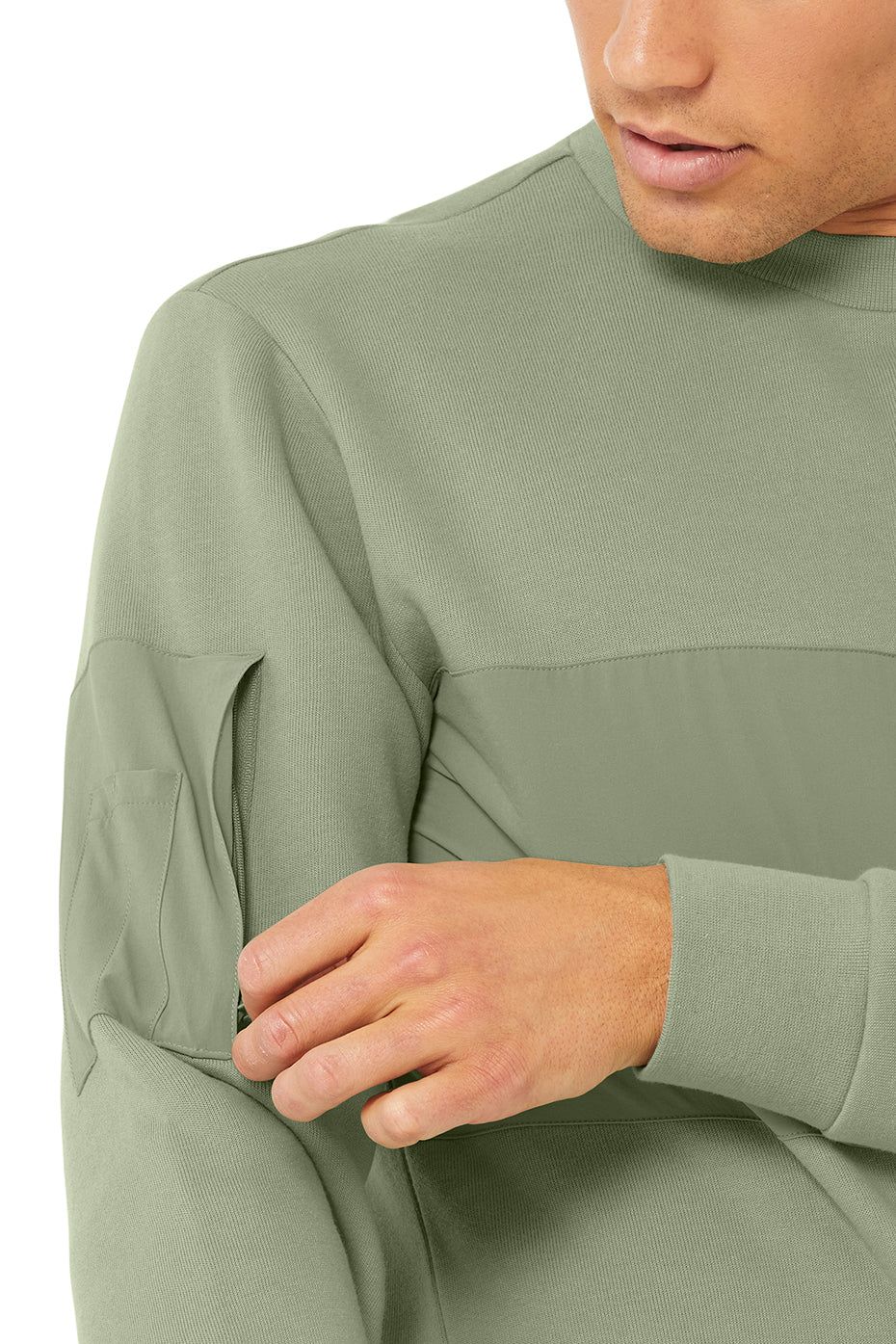 Traverse Pullover - Eucalyptus sold by Alo Yoga product image thumbnail 3