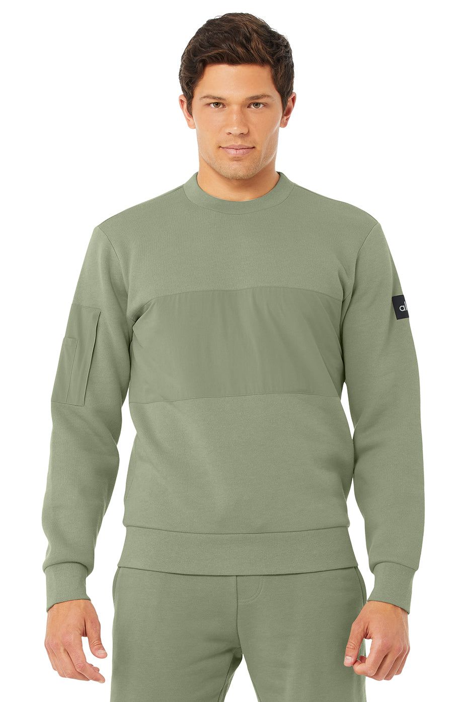 Traverse Pullover - Eucalyptus sold by Alo Yoga