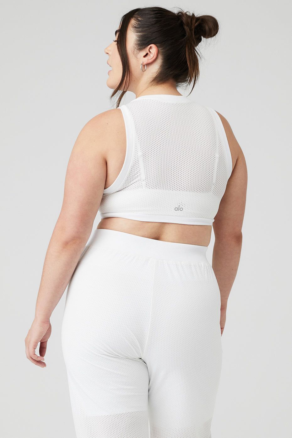 Mesh All-Star Bra Tank - White sold by Alo Yoga product image thumbnail 6