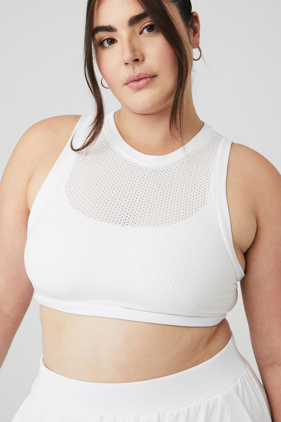 Mesh All-Star Bra Tank - White sold by Alo Yoga product image thumbnail 8