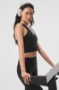Airbrush Real Bra Tank - Black sold by Alo Yoga