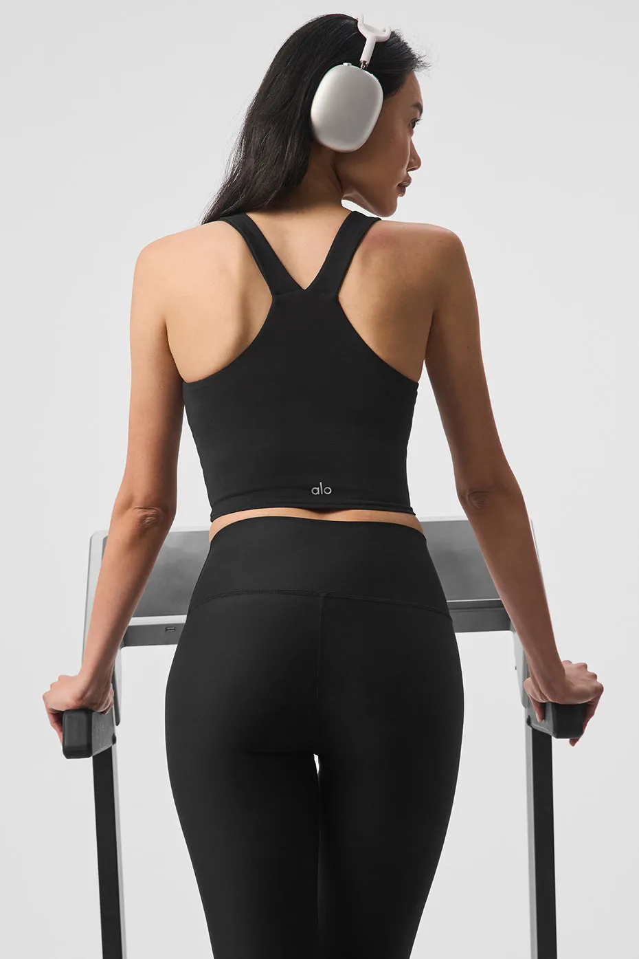 Airbrush Real Bra Tank - Black sold by Alo Yoga product image thumbnail 2