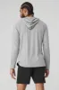 Core Hooded Runner - Athletic Heather Grey sold by Alo Yoga