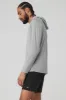 Core Hooded Runner - Athletic Heather Grey sold by Alo Yoga
