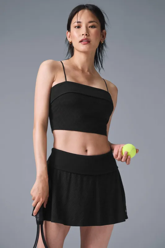 Doubles Only Bra Tank - Black sold by Alo Yoga