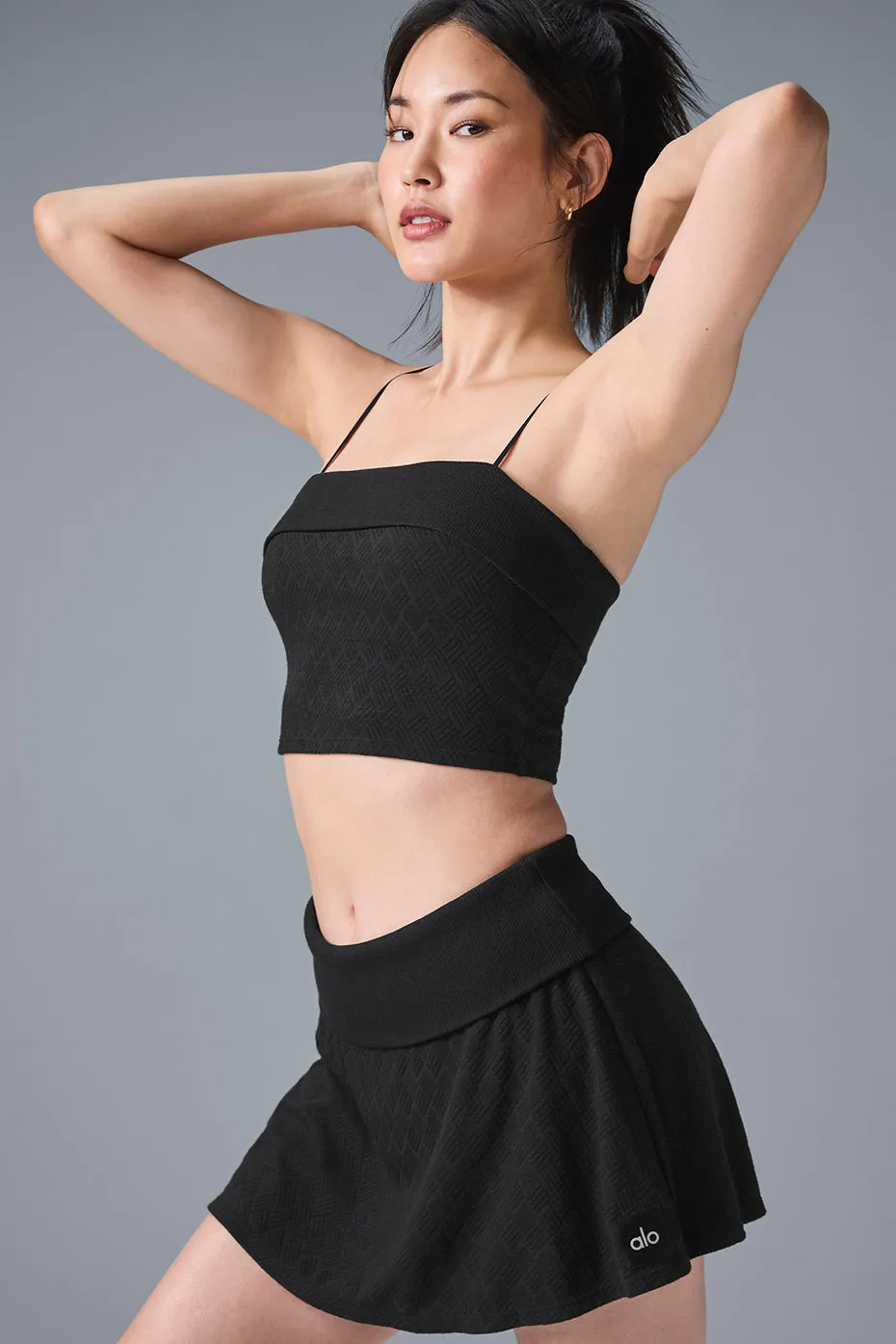 Doubles Only Bra Tank - Black sold by Alo Yoga product image thumbnail 4