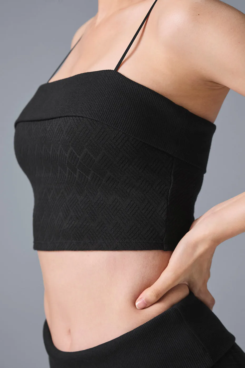 Doubles Only Bra Tank - Black sold by Alo Yoga product image thumbnail 2