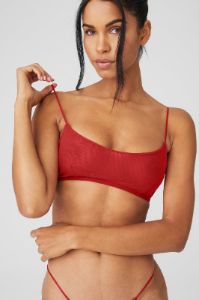 Airmesh Venus Bralette & Airmesh Venus Thong Set - Classic Red sold by Alo Yoga