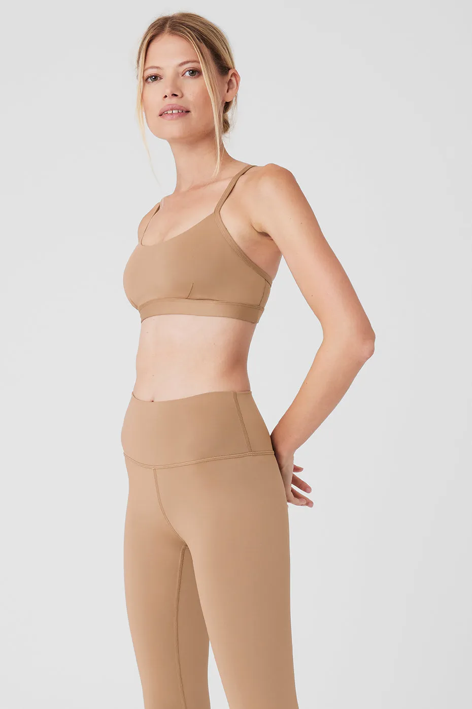 Airlift Intrigue Bra - Toasted Almond sold by Alo Yoga product image thumbnail 3