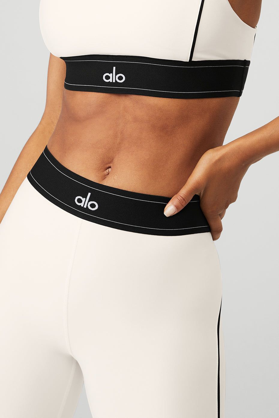 Airlift High-Waist Suit Up Legging - Ivory sold by Alo Yoga product image thumbnail 4