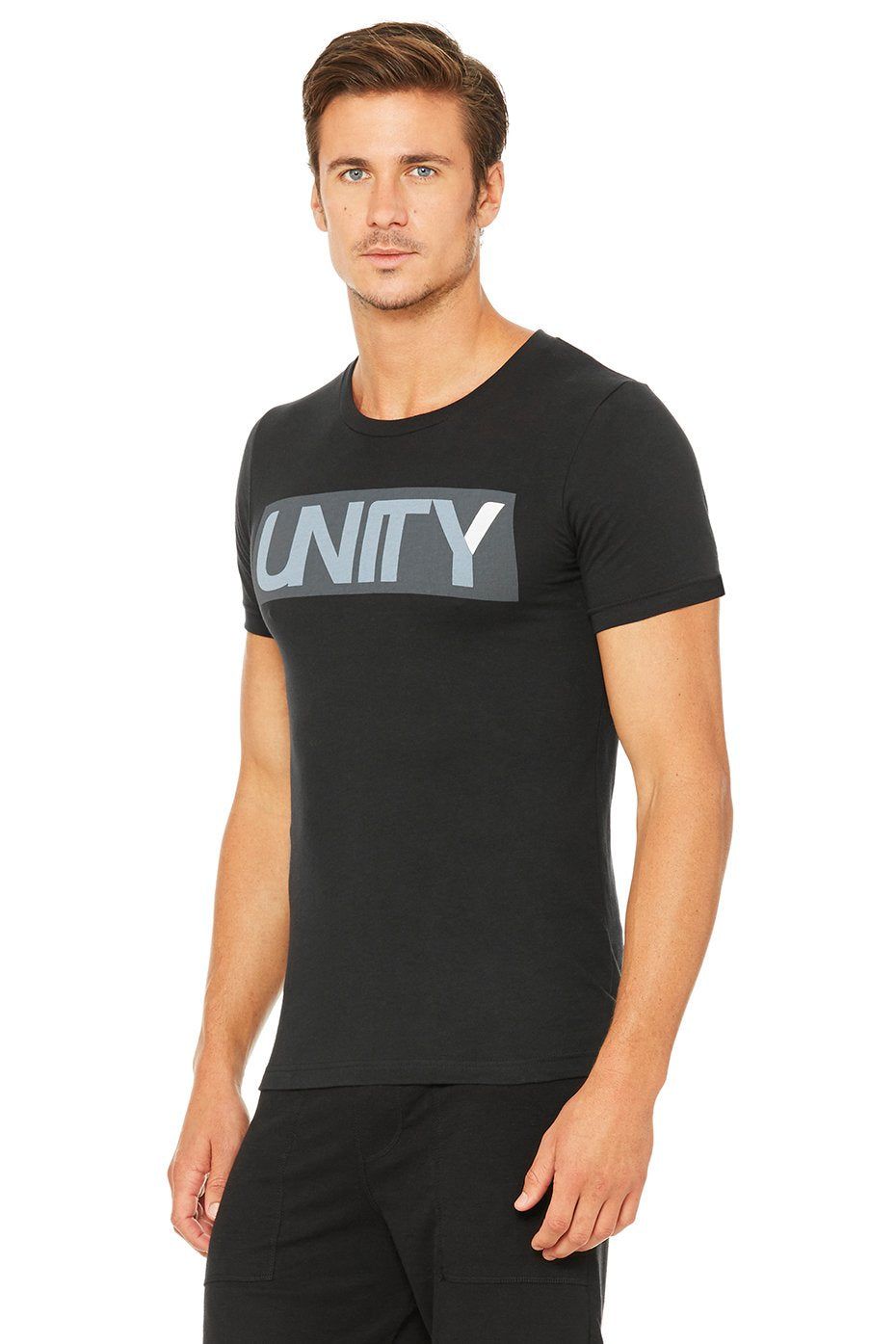 Triblend Tee - Graphic - Vintage Black Unity sold by Alo Yoga product image thumbnail 2