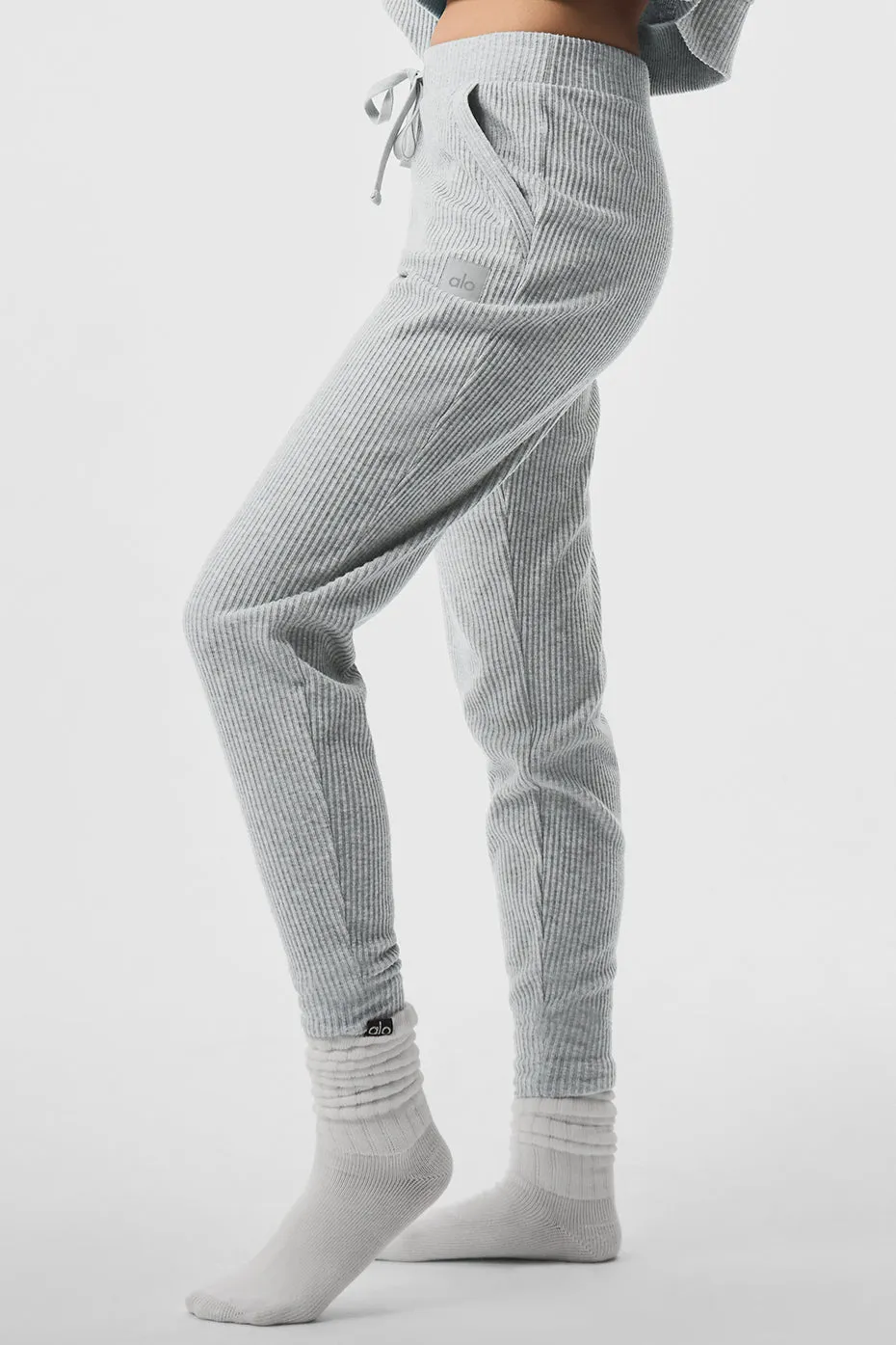 Muse Sweatpant - Athletic Heather Grey sold by Alo Yoga product image thumbnail 4