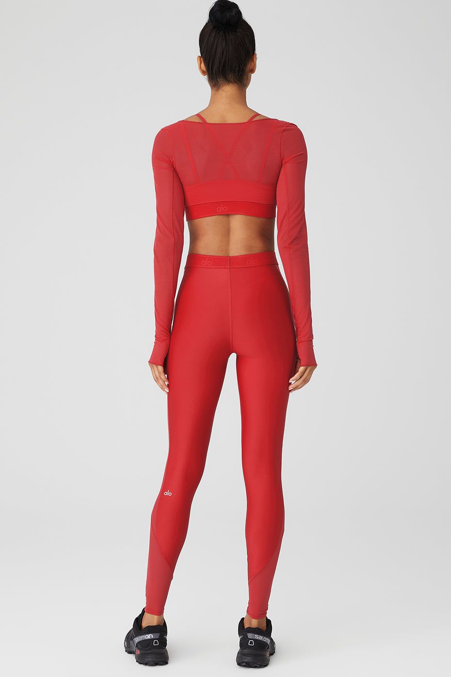 Airlift Long Sleeve Ballet Dream Bra & Airlift High-Waist Ballet Dream Legging Set sold by Alo Yoga product image thumbnail 10