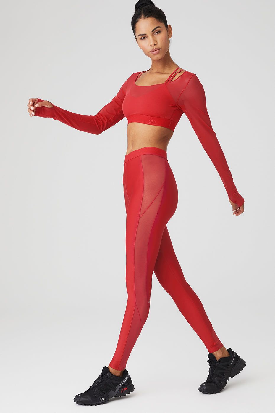 Airlift Long Sleeve Ballet Dream Bra & Airlift High-Waist Ballet Dream Legging Set sold by Alo Yoga product image thumbnail 11