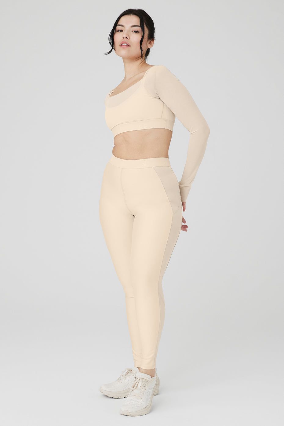 Airlift Long Sleeve Ballet Dream Bra & Airlift High-Waist Ballet Dream Legging Set sold by Alo Yoga product image thumbnail 23