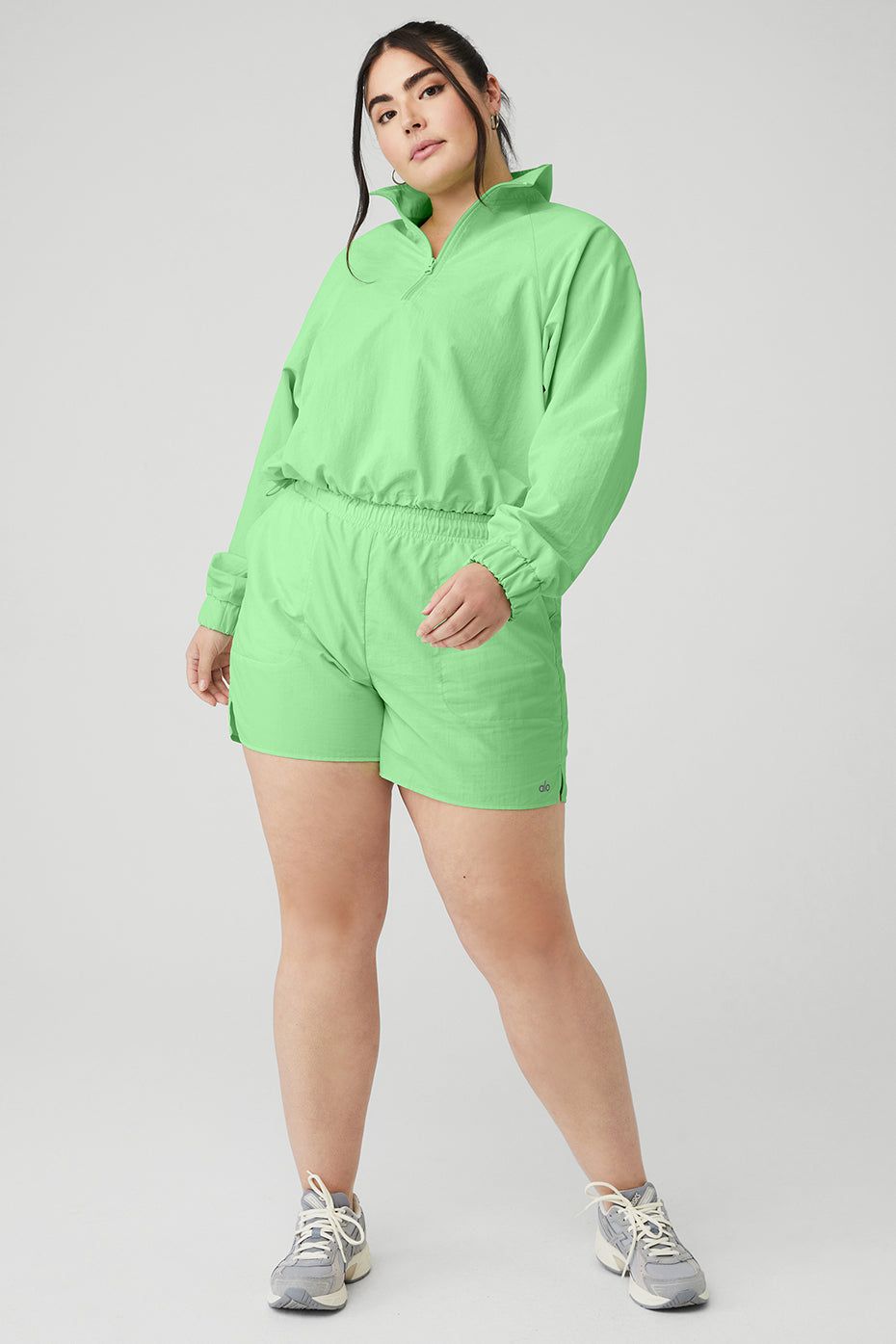 Cropped 1/4 Zip Alumni Pullover & Alumni Short Set sold by Alo Yoga product image thumbnail 13