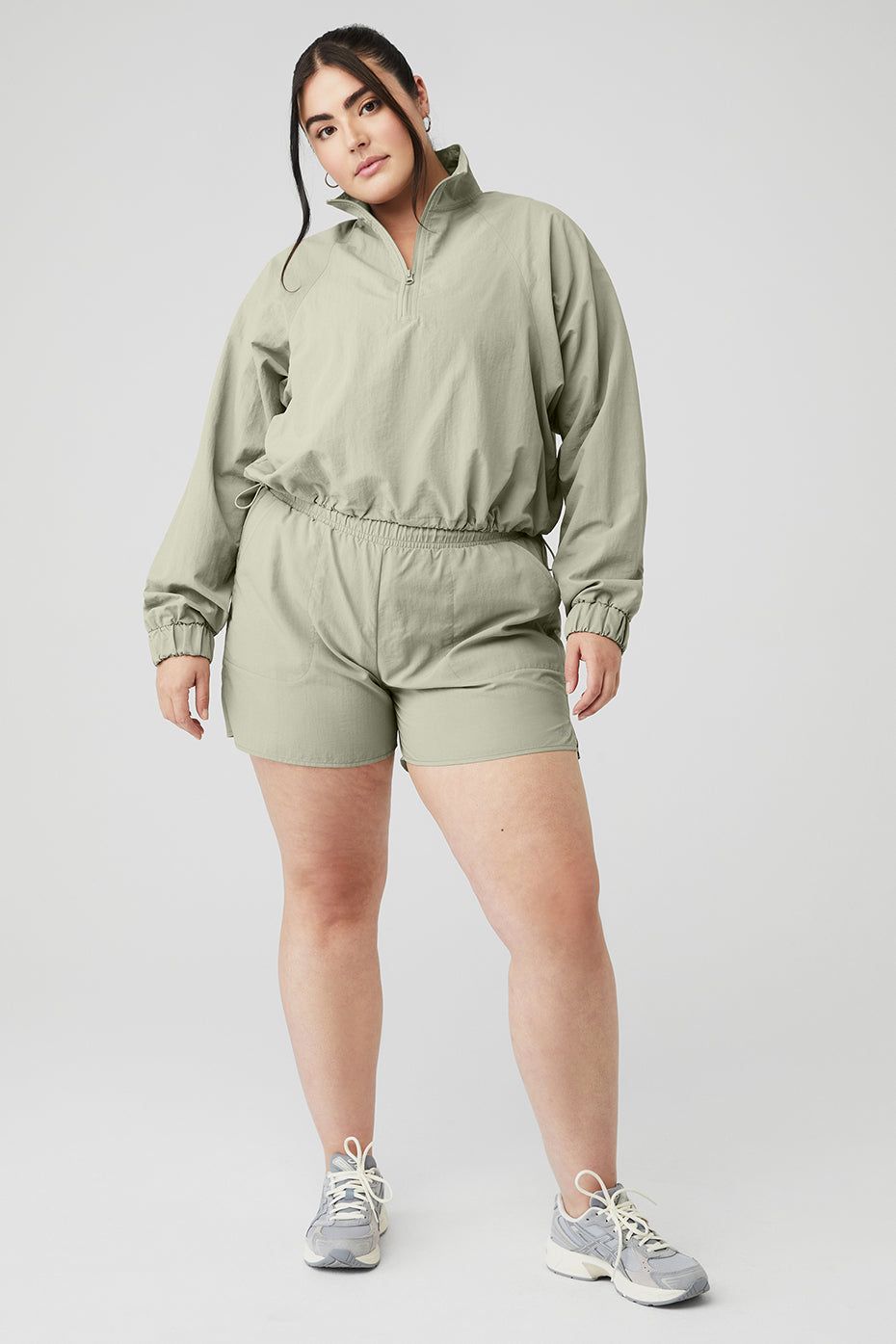 Cropped 1/4 Zip Alumni Pullover & Alumni Short Set sold by Alo Yoga product image thumbnail 29