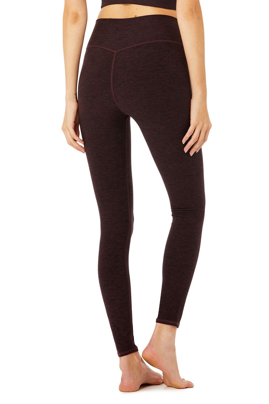 High-Waist Alosoft Highlight Legging - Oxblood Heather sold by Alo Yoga product image thumbnail 3