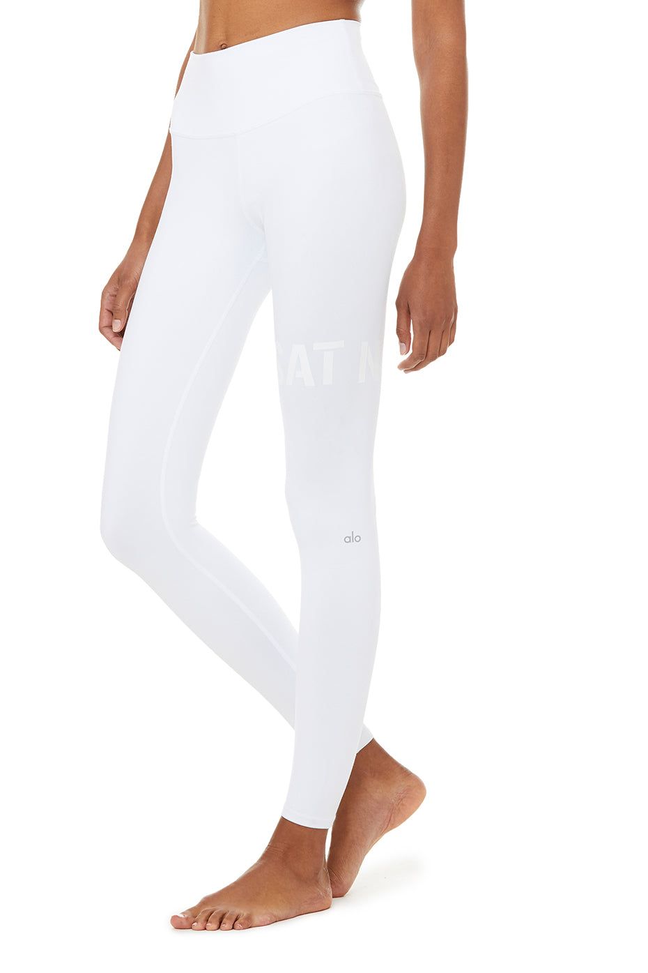 High-Waist Sat Nam Legging - White sold by Alo Yoga product image thumbnail 2