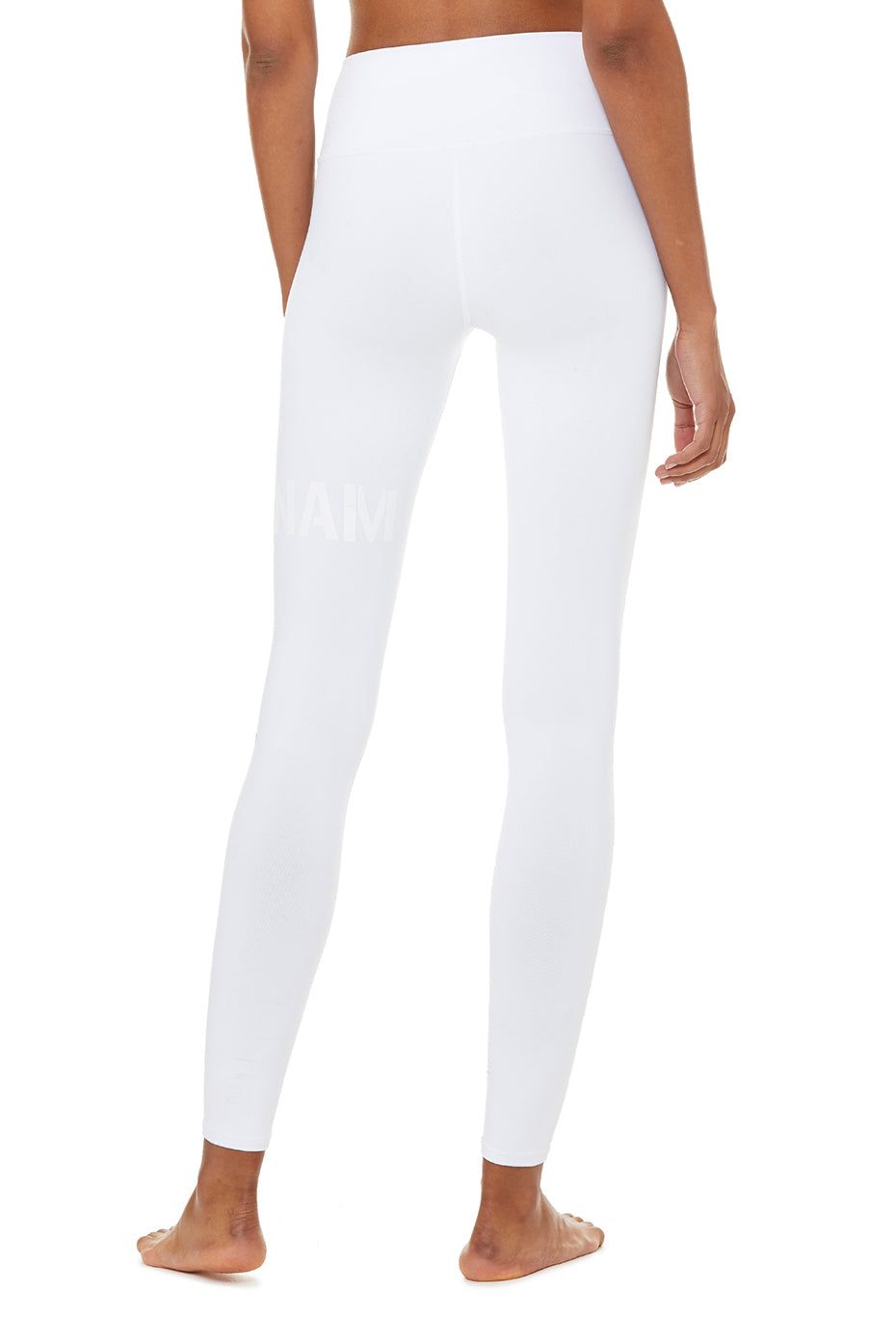 High-Waist Sat Nam Legging - White sold by Alo Yoga product image thumbnail 3