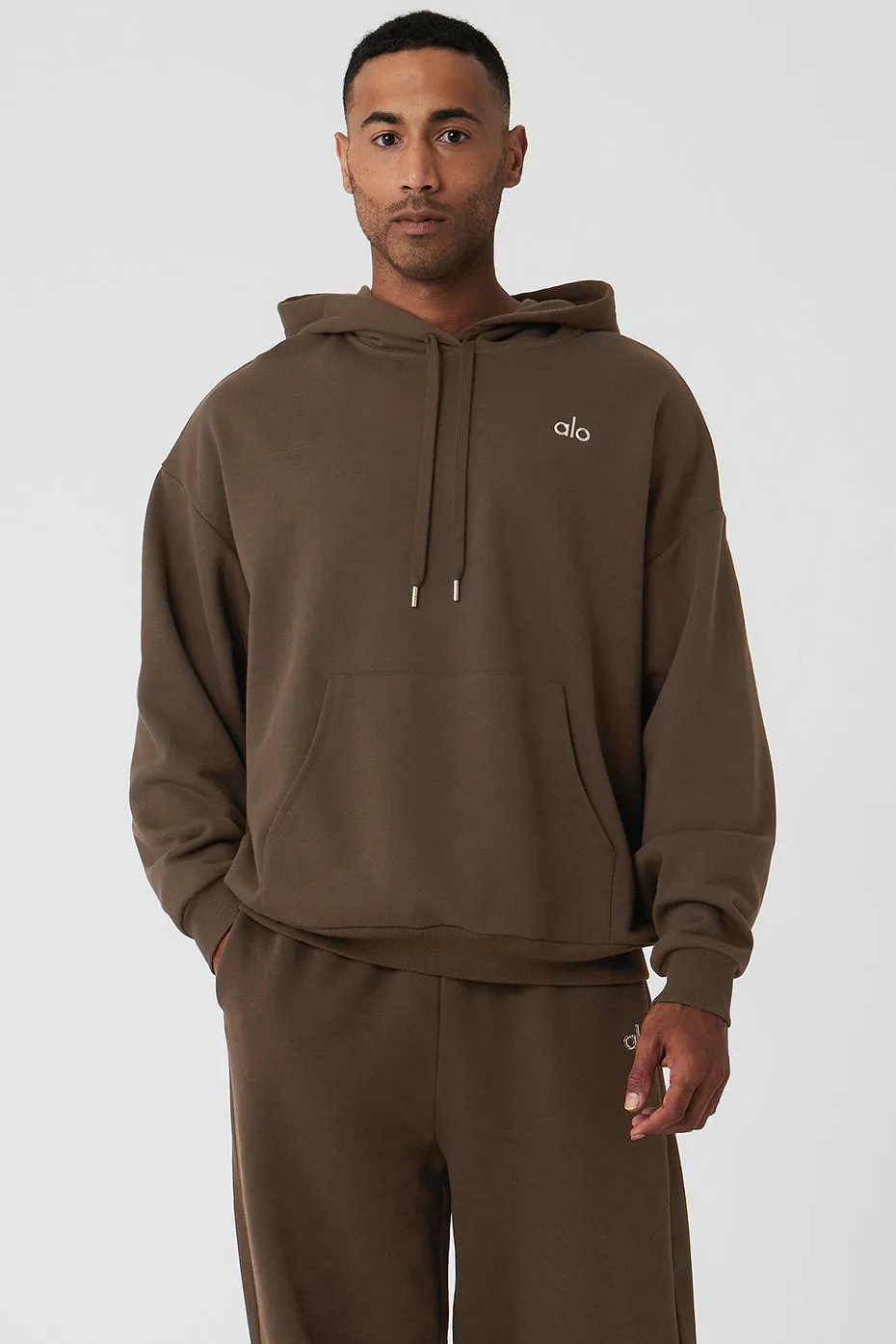 Accolade Hoodie - Espresso sold by Alo Yoga