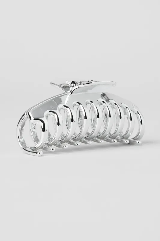 Epic Claw Clip - Chrome sold by Alo Yoga