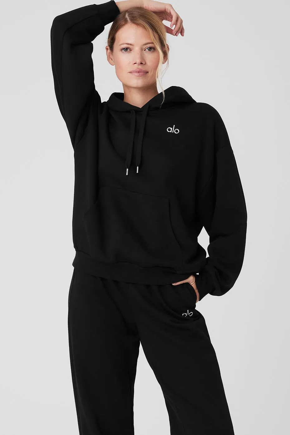 Accolade Hoodie - Black sold by Alo Yoga product image thumbnail 2