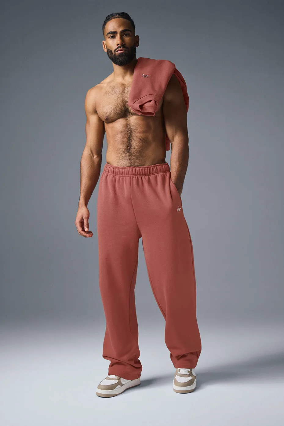 Accolade Straight Leg Sweatpant - Soft Terracotta sold by Alo Yoga product image thumbnail 4