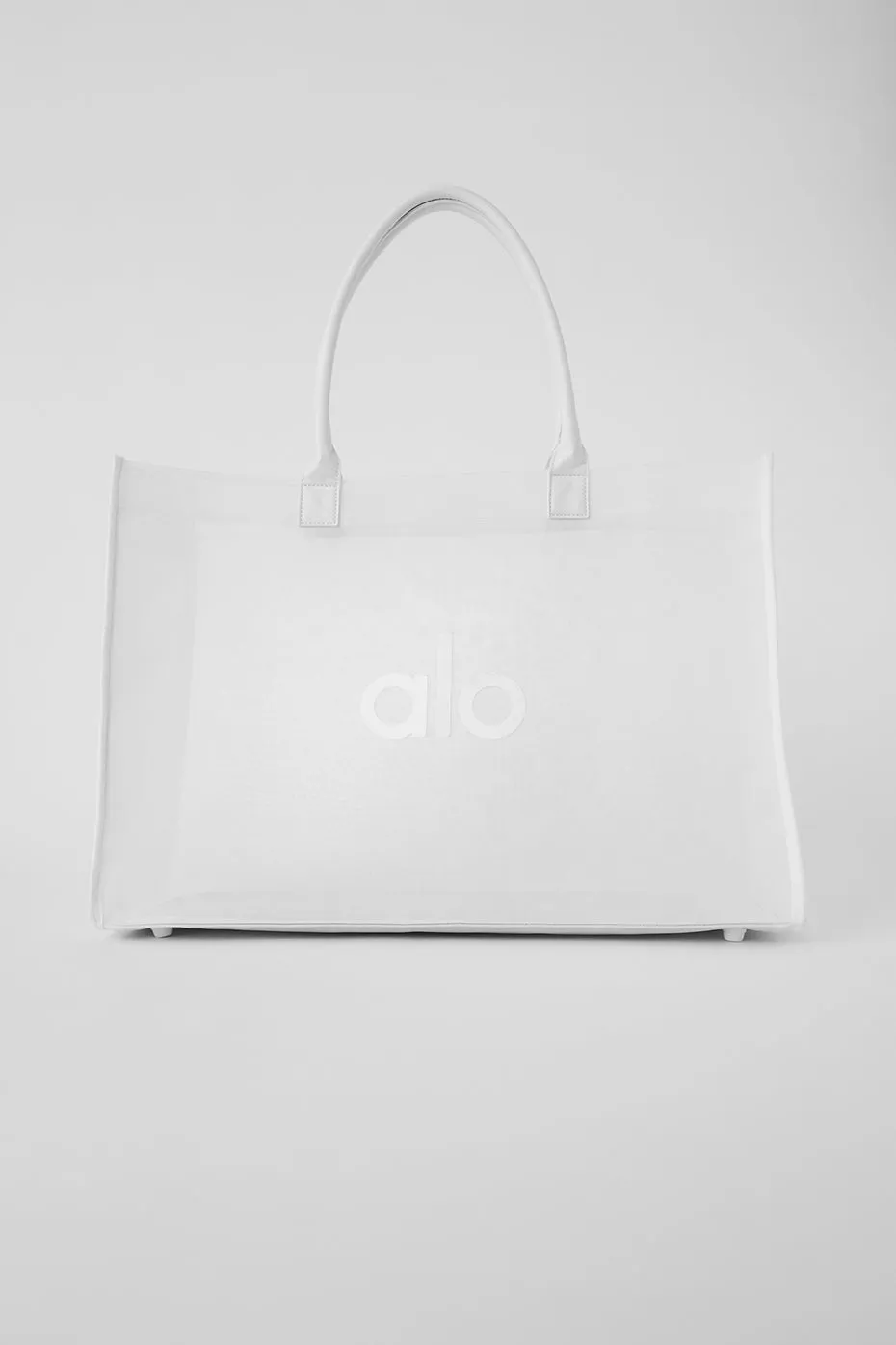 Sheer Tote Bag - White | Parallel