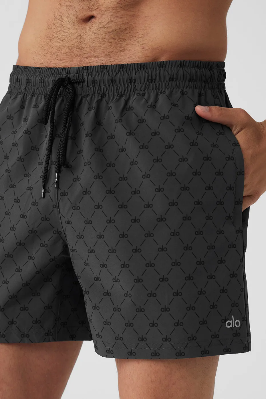 7'' Diamond Circuit Short - Anthracite/Black sold by Alo Yoga product image thumbnail 4