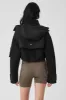 Cropped Engage Cargo Parka - Black sold by Alo Yoga