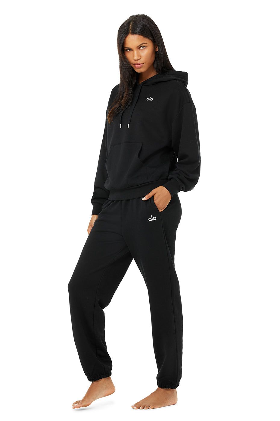 Accolade Hoodie & Accolade Sweatpant Set - Black sold by Alo Yoga product image thumbnail 3
