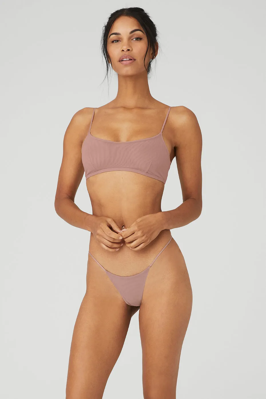Airmesh Venus Bralette - Smoky Quartz sold by Alo Yoga