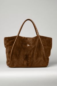 Faux Fur Tote Bag - Chocolate sold by Alo Yoga