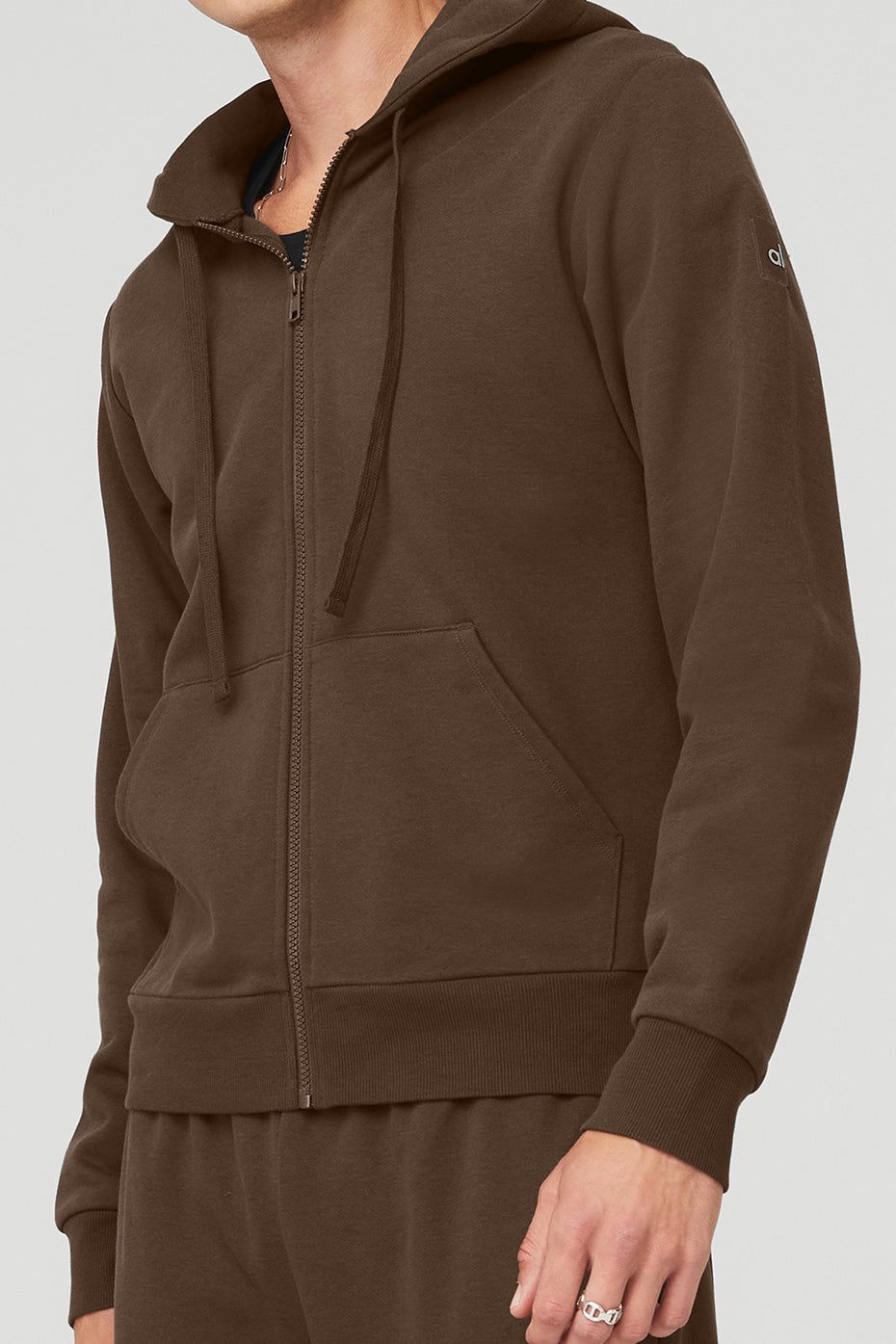Everyday Full Zip Hoodie - Espresso sold by Alo Yoga product image thumbnail 5