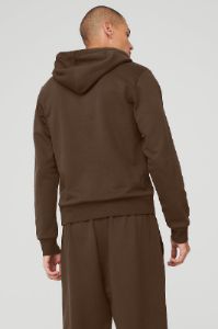 Everyday Full Zip Hoodie - Espresso sold by Alo Yoga