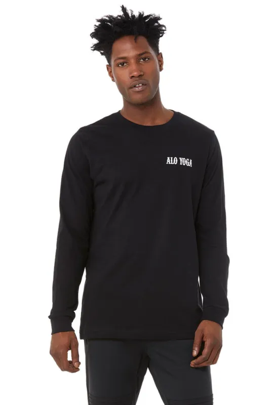 Arbor Long Sleeve - Black sold by Alo Yoga