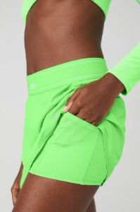 Match Point Tennis Skirt - Green Glow sold by Alo Yoga