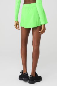 Match Point Tennis Skirt - Green Glow sold by Alo Yoga
