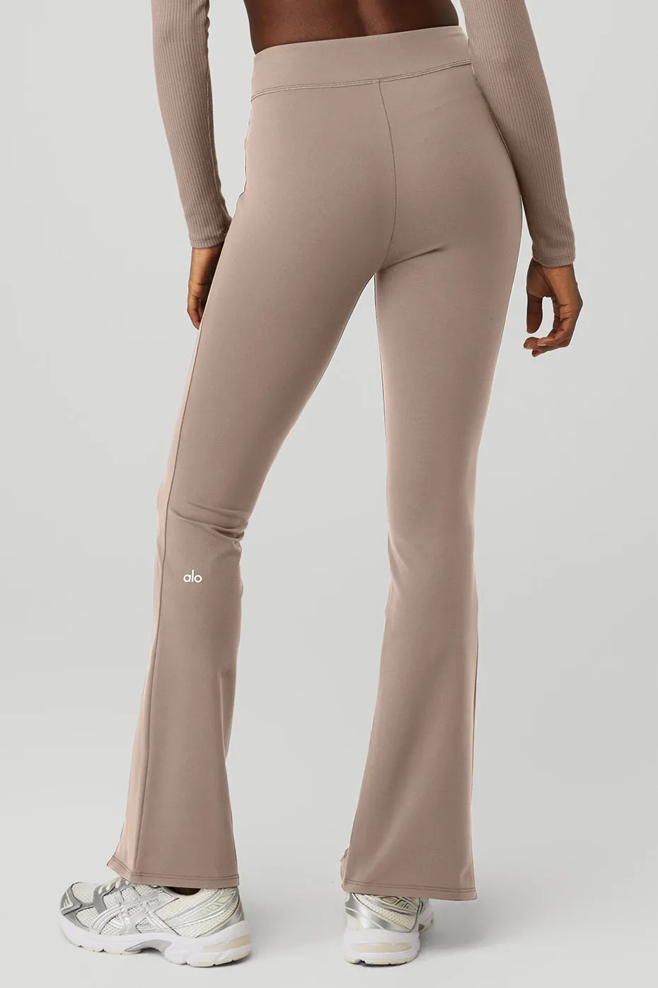 Airbrush High-Waist Flutter Legging - Taupe sold by Alo Yoga product image thumbnail 2